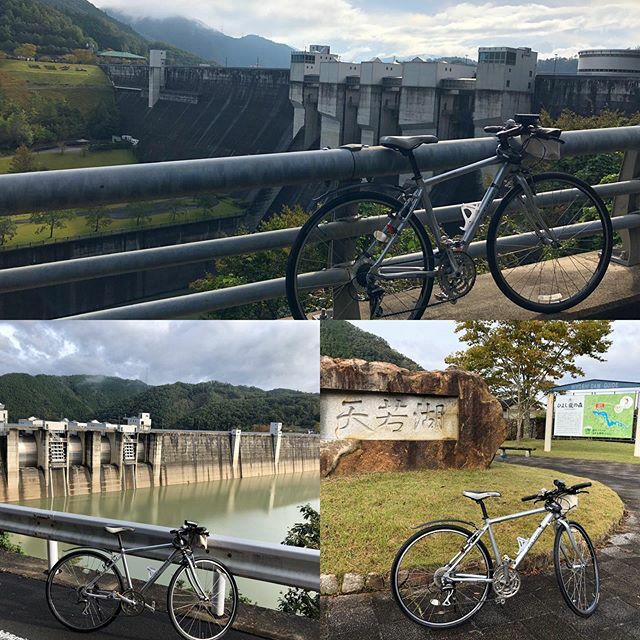 shi_yokoyama's tweet photo. 和知の道の駅　和　に車を止めてそこから自転車で日吉ダムまでサイクリング🚴‍♀️ 往復40キロほど走れる体力はまだ残っている様で、良かったっす😄 : :
#サイクリング #クロスバイク #ca700 
#日吉ダム #南丹市 #自転車 https://t.co/7npJFyBom0 https://t.co/8I3m1tU5tH
