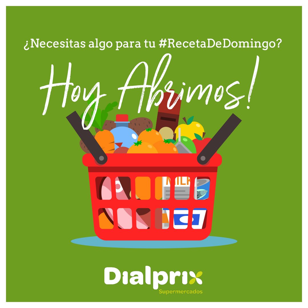 ¡¿Ya has tomado el cafecito de por la mañana?! ☕

😀Hoy #domingo estaremos abiertos para lo que necesites.

Acércate a tu #tienda más próxima de #Dialprix y comprueba nuestras #ofertas.

Productos de #calidad y buen precio, al lado de casa. 

Te esperamos 🙋