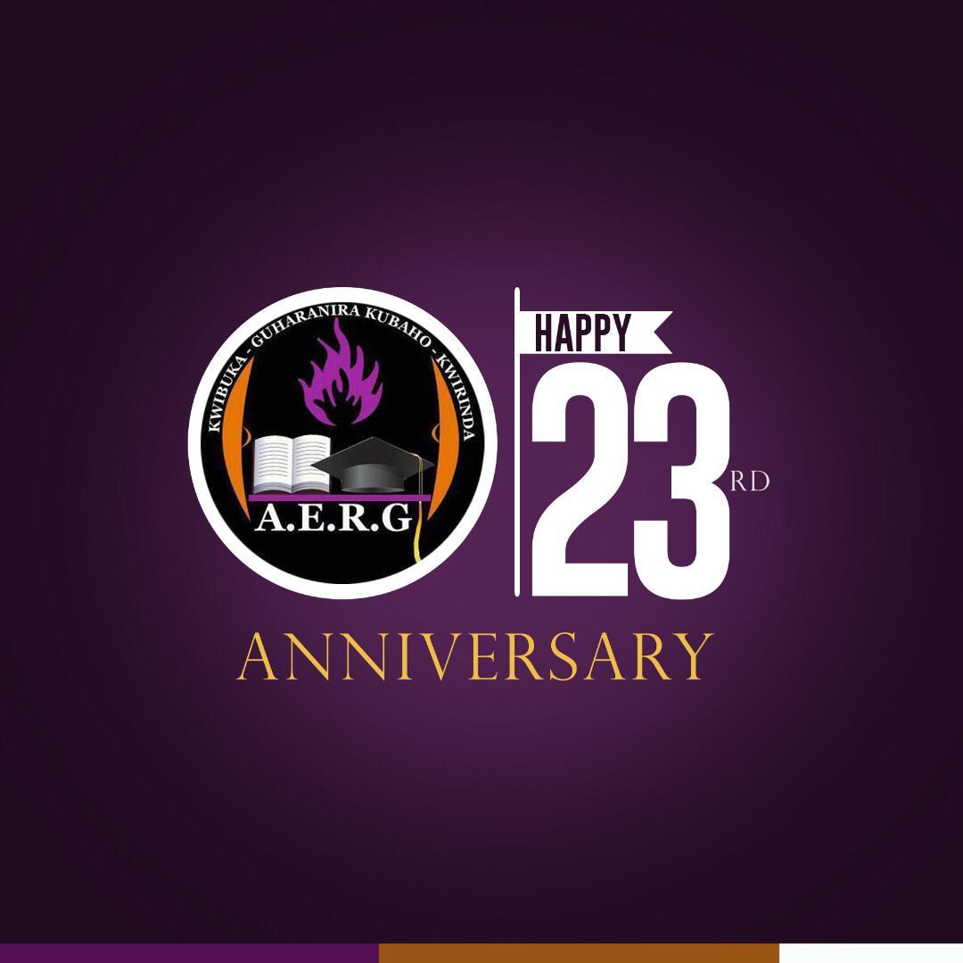 23 years of revival and resilience. Happy anniversary @AERGFAMILY, we are grateful!