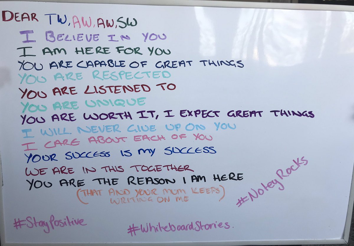 stay_katherine's tweet photo. Been a while since sharing #Notey wise words, it’s half term here & that brings, dance shows, revision, homework and clearing bedrooms. Ultimately though remembering & reminding all 4 though that they got this 💪 #staystrong #noteyrocks #staypositive #whiteboardstories https://t.co/VjELlOaTGk