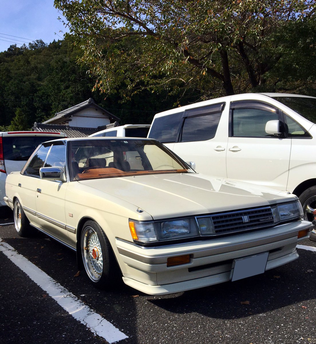 1/24 トヨタ マークII GX71 完成品 たまごパール 1/24 トヨタ マークII