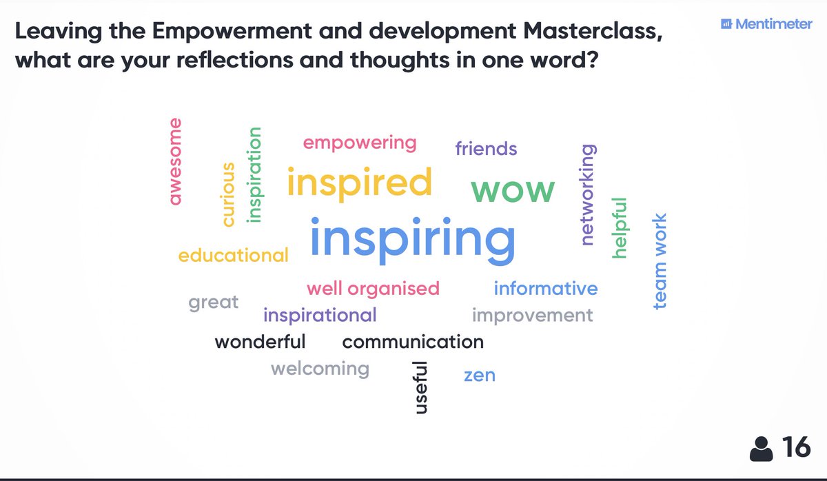ECPObesity's tweet photo. What an amazing weekend of learning! In our final meeting, we asked our Patient Council Members to give one word to describe their reflections. The results were amazing! #ECPOdev19 https://t.co/ZmUgAAKud8