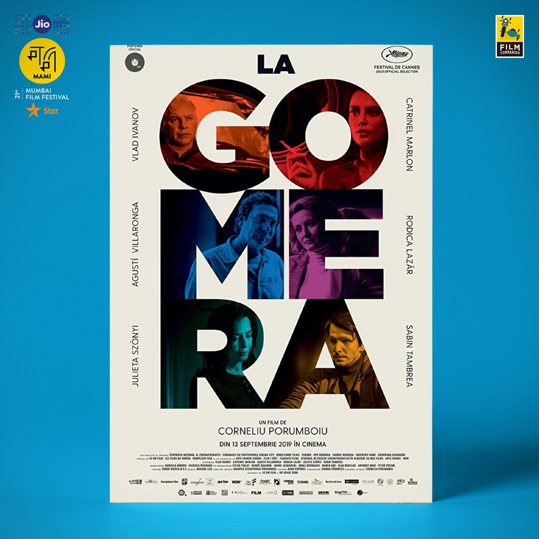 FilmCompanion's tweet photo. The Whistlers: Corneliu Porumboiu’s noir thriller is loaded with the Romanian director’s brand of humour, if perhaps a little too convoluted for its own good. Pulpy references to Hitchcock and John Wayne. Not totally unmissable. #FCAtMAMI2019 #JioMAMIwithStar2019 https://t.co/wVq4POMFen
