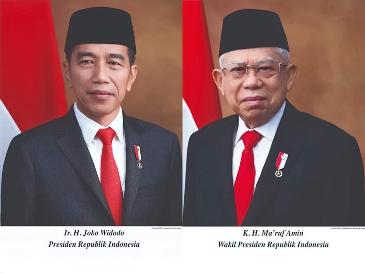 Selamat Pak <a href="/jokowi/">Joko Widodo</a> beserta Pak <a href="/Kiyai_MarufAmin/">KH. Ma'ruf Amin</a> atas dilantiknya menjadi Presiden dan Wakil Presiden RI 2019-2024. Semoga mampu membawa Indonesia lebih baik lagi.

#CongratsJokowiMarufAmin