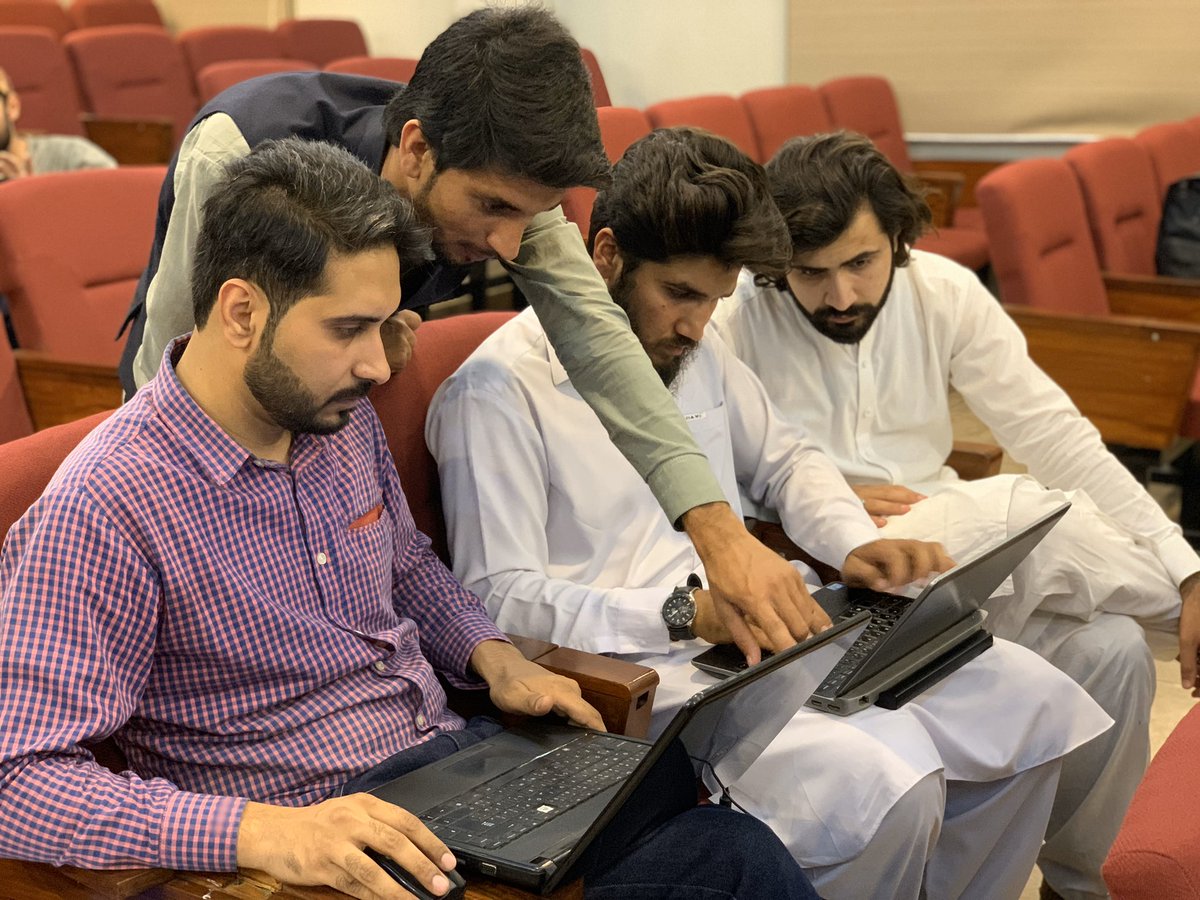 PeshawarApps's tweet photo. The atmosphere is getting pretty tense here at @SpaceApps Peshawar Challenge 2019 as participants prepare to submit their final presentations.

They will also be presenting their final ideas to mentors shortly!

It’s Judgement Day today!!! 

#SpaceApps #SpaceAppsPeshawar https://t.co/Hrl5rDXH1Q