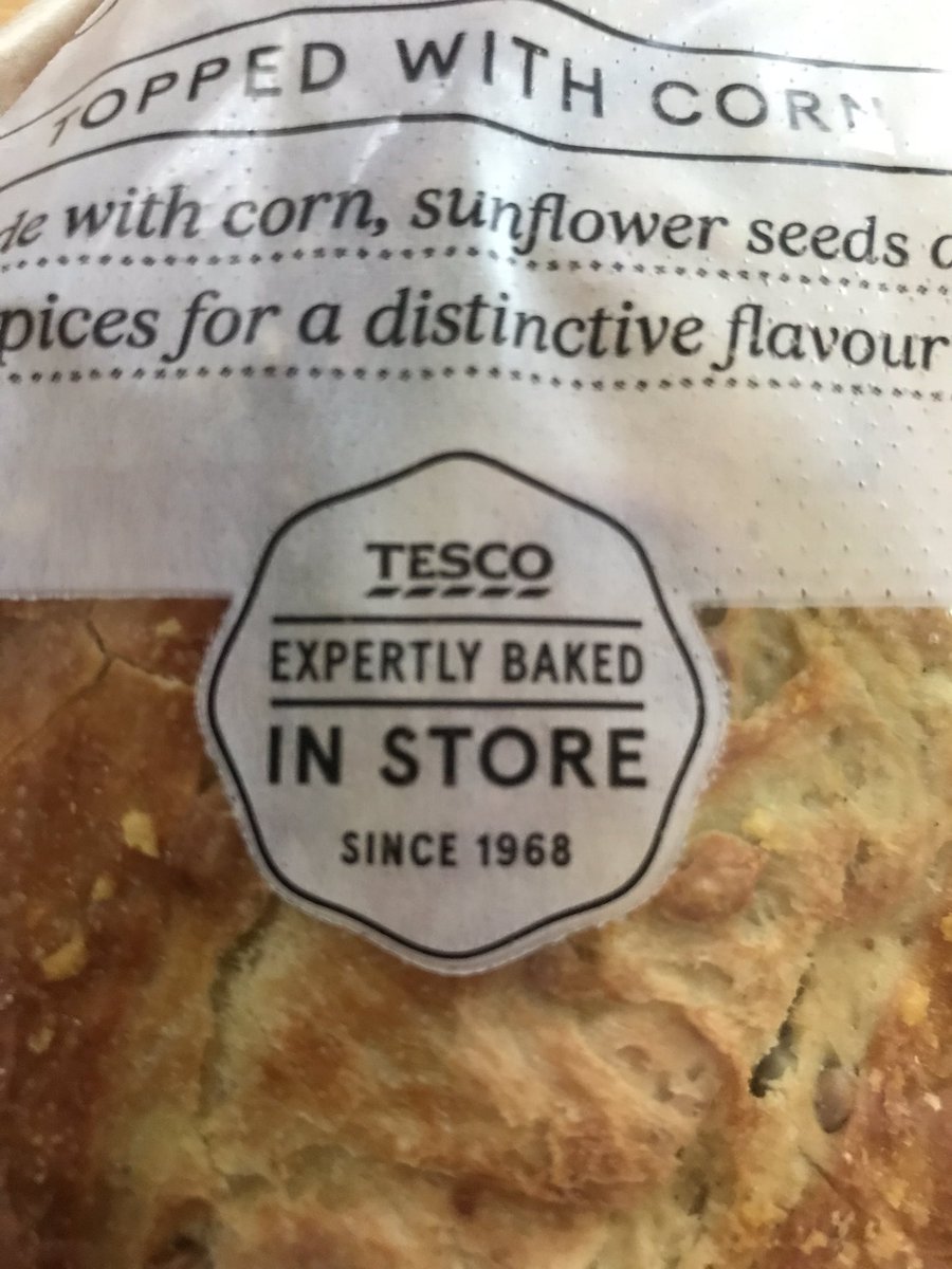 CraftMetropolis's tweet photo. Terrible @Tesco! I would much have preferred it baked in store fresh this morning. #oldbread https://t.co/zliZNJbEoK