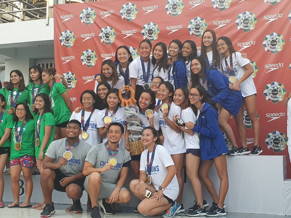 Apa_TheGUIDON's tweet image. The FAST Lady Eagles 🏊♀️ keep the championship dream alive after completing a 3-peat 🏆🏆🏆
in Season 82 of the UAAP Swimming Tournament!
#UAAPSwimming