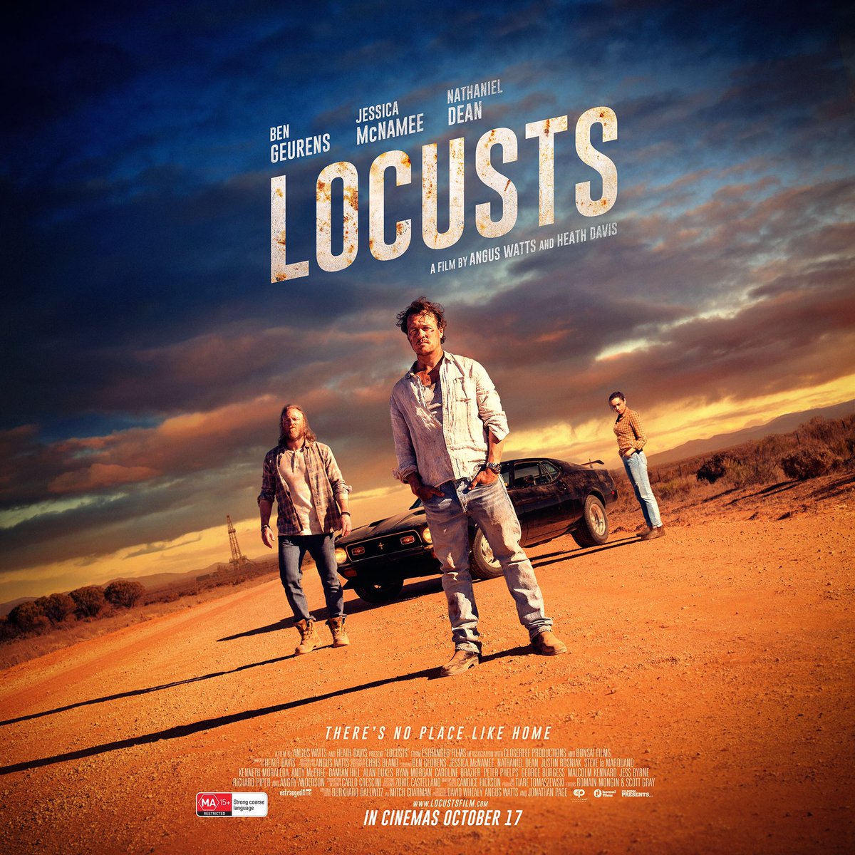 LOCUSTS is NOW SHOWING in cinemas around Australia. See 'the must-see Australian genre film of the year' on the big screen! LOCUSTSfilm.com