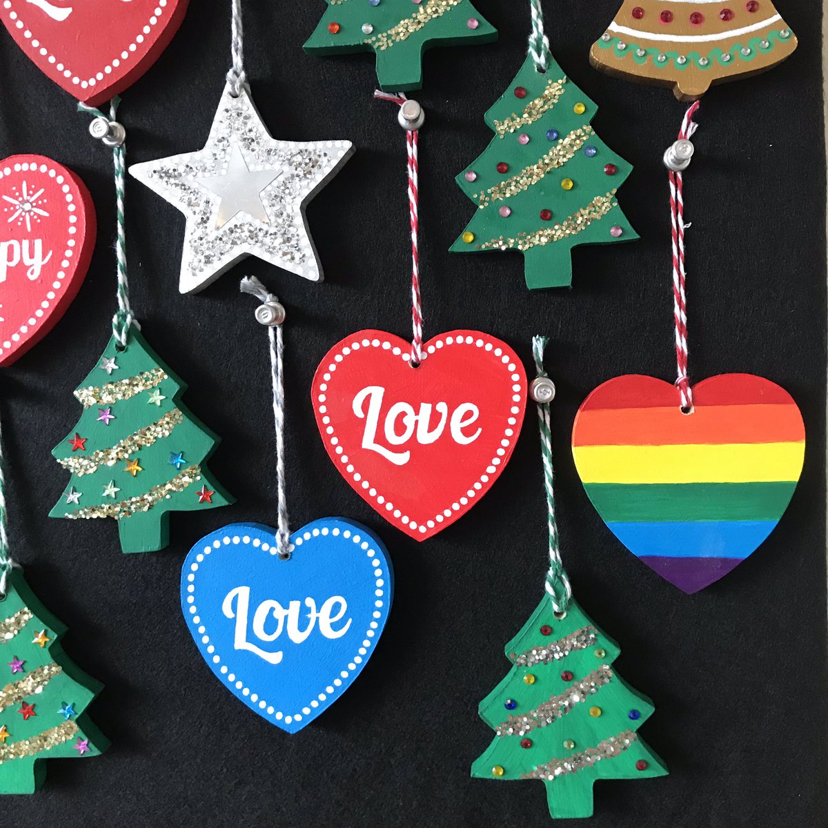 SunAlternative's tweet photo. No. I know it’s not Christmas yet. But! We’re selling these handmade decorations from this month. We can personalise them for you too. We’re at Irish Centre!!!! Teacher gifts??????!!! #rdgk https://t.co/R8JK6P74AG