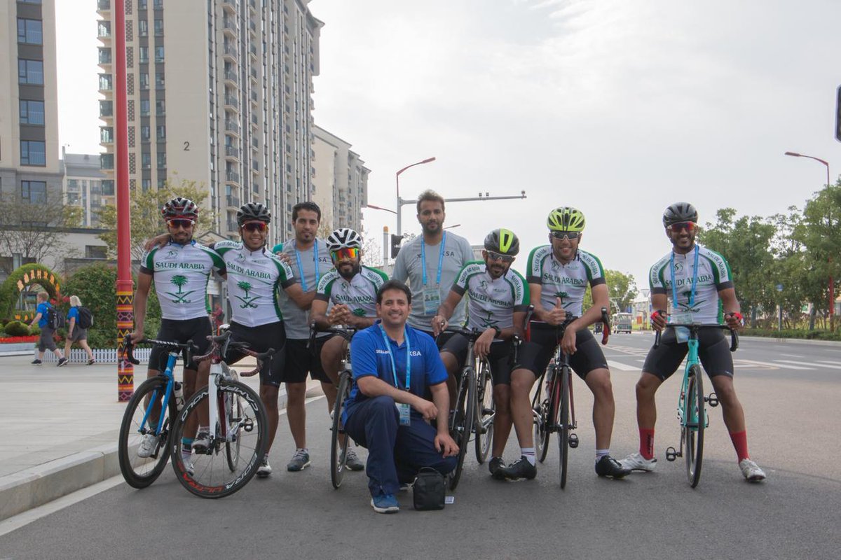 EFCyclist's tweet photo. صور لاعبي منتخب القوات المسلحة السعودية المشاركين في بطولة العالم العسكرية CISM 2019 https://t.co/QqVEekZ6Ag
