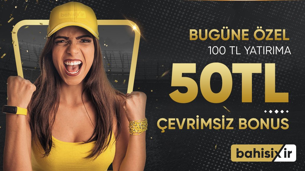 IxirBahis's tweet photo. Bugün yapacağınız 100 TL'lik yatırımlara 50 TL çevrimsiz bonus🤑

https://t.co/HEijrYOpW8 https://t.co/bWwNLFsRlU