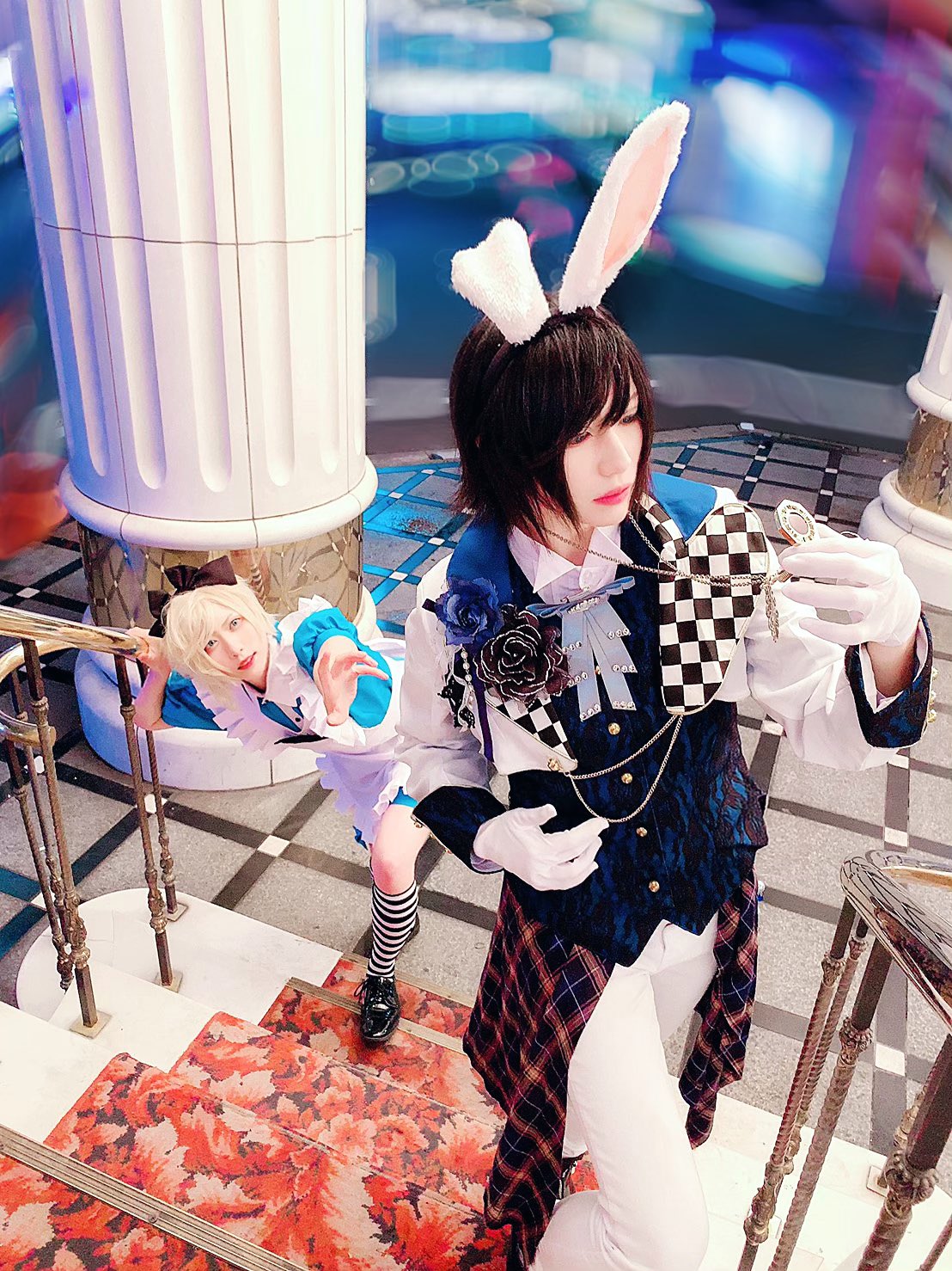きらきらり Cas 後日配信ライブ予定 不思議の国のアリス 擬人化コスプレ 男装アリス 白うさぎ T Co Cyw6qkuzw9 Twitter