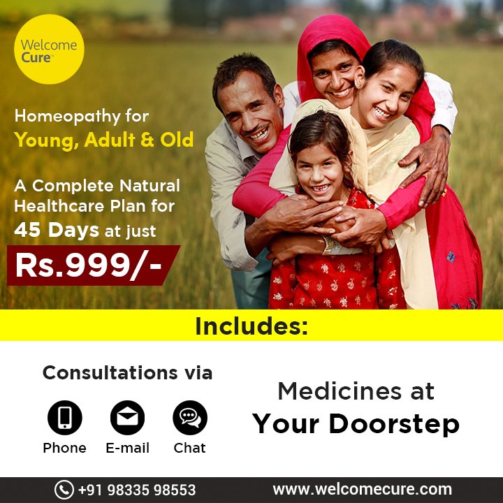WelcomeCure's tweet photo. A natural &amp; safe way of healing with homeopathy! Homeopathy treatment for children, young adults, adults &amp; old age people is available WelcomeCure
Contact our Doctors at: +91 98335 98553
#Health #Healing #WelcomeCure #Natural #Homeopathy #ThinkHomeopathy #ThinkWelcomecure #Cure https://t.co/ehklbrHdtW