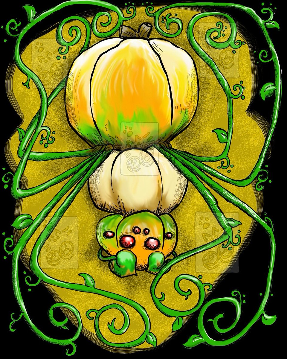 rralphbutt's tweet photo. Day 20 of ๐๐ป๐ #Spooktober #October Challenge! A Pumpkin Spooder. #gbjewelz #ralphbutt #spookyseason #spooktoberart #octoberartchallenge #halloweenart #halloween #pumpkin๐ #spooder #spider #spiderartwork #ArtistOnTwitter #artwork #artist #spiderpumpkin #pumpkinspider #arachnid https://t.co/7d0vgd54xI