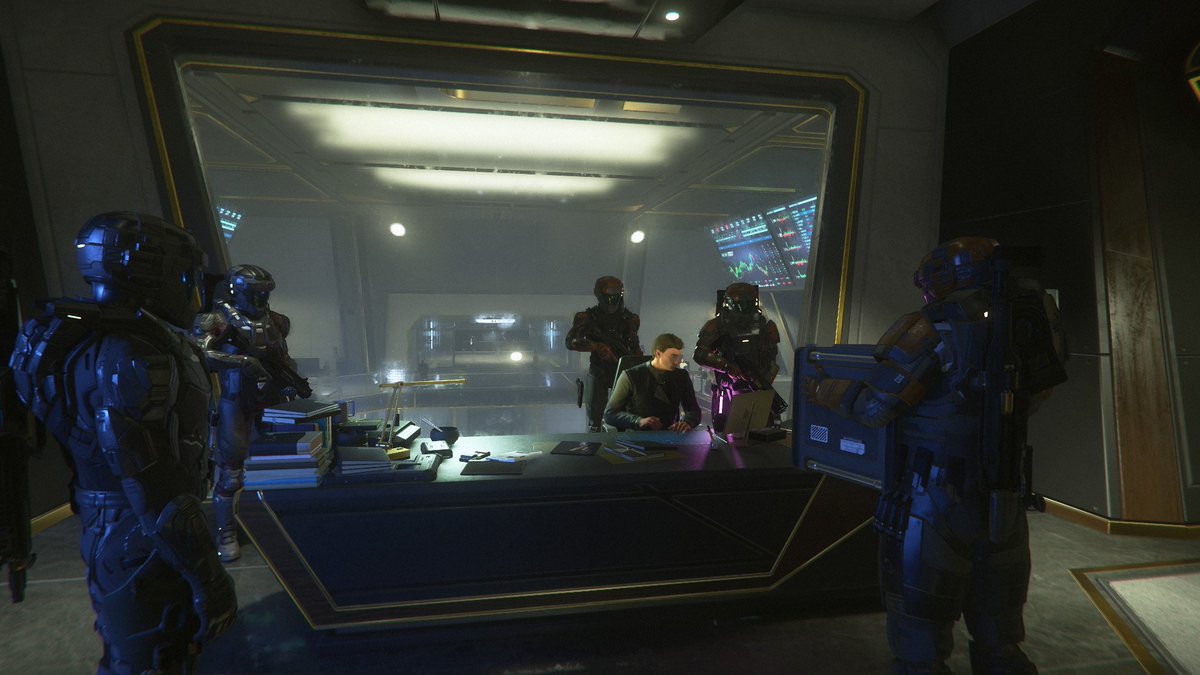 SwiftTropix's tweet photo. Did some combined ops today with @Aldo_Brink and the ZDF. Hurston bunker missions, Clovus, and Constantine, who tried to dodge payment. 
Looking forward to the next one boys! o7

#IMZ #ZDF #CombinedOps #Hurston #FPS #StarCitizen #Community @RobertsSpaceInd https://t.co/d3APYOFZVC