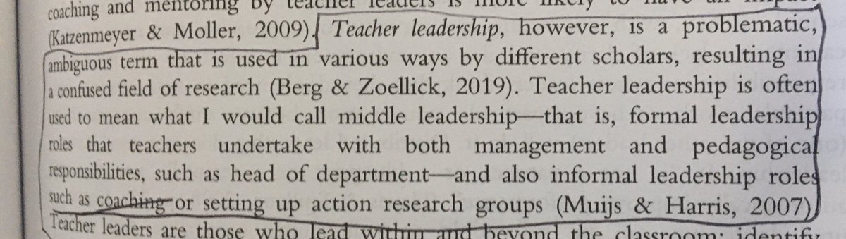 steven_kolber's tweet photo. Teacher leadership as a bit wish you wasn’t of a concept in the literature #transformationalpl #edureading #edutwitter @debsnet https://t.co/13haLhiafT