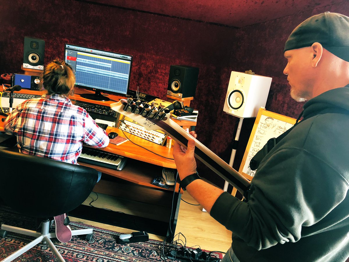 StitchForkBand's tweet photo. We’ll get you meanmuggin’ when this gets out! 
#studiotime #stonermetal #newmetal #newmetalband #southernmetal https://t.co/gKJDnTSZLa