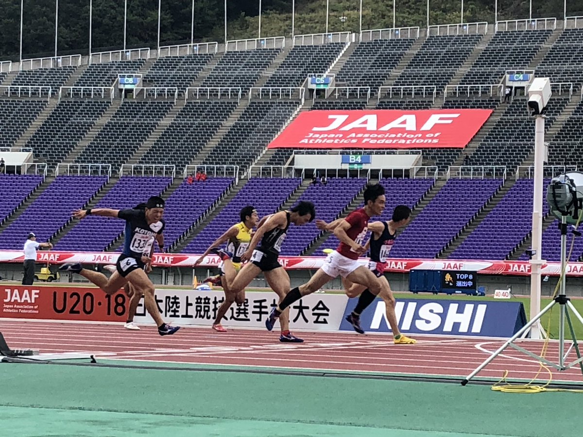 jaaf_official's tweet photo. 【#U20U18日本選手権】
U18男子200m 決勝(-0.5)🔥
1位 井澤真(立命館慶祥高)21.32
2位 木下祐一(洛南高)21.41
3位 加藤慎之介(岐南工高)21.49
👏👏👏👏👏👏👏👏👏👏👏
#平和を駆け��けろ🕊 https://t.co/EURy9fPALs