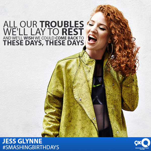 Jess Glynne celebrates her today!
Happy Birthday Jess! 