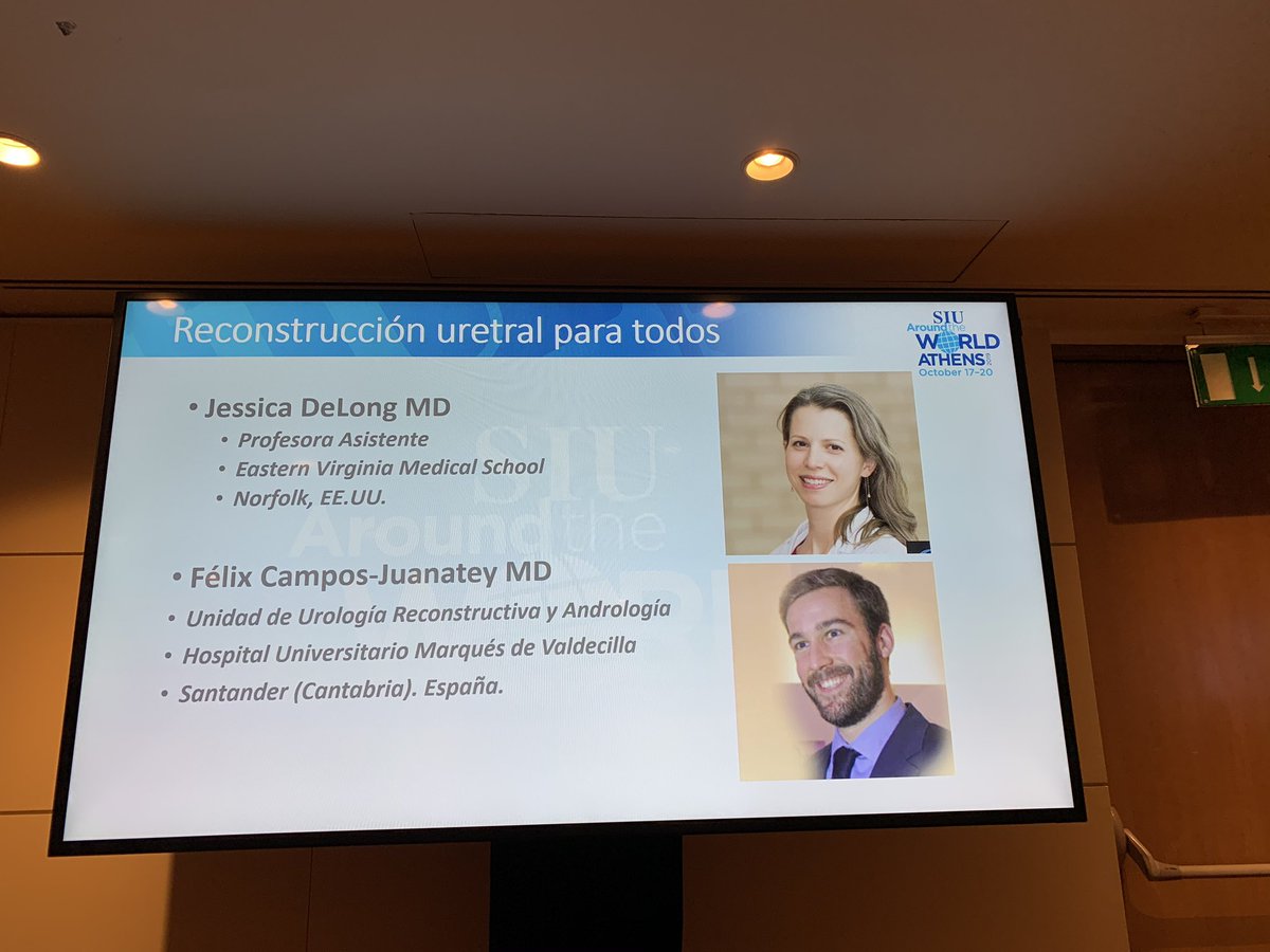 Ramón Virasoro, MD (@ramonvirasoro) on Twitter photo Kudos to <a href="/EVMSedu/">Eastern Virginia Medical School</a> assistant professor <a href="/JessicaDeLong23/">Jessica DeLong, MD, FACS</a> for giving a lecture in Spanish (not her native language) at urethral reconstruction course in Spanish with @CentroUretra <a href="/SIU_urology/">SIU-Urology</a> in #Athens #SIU2019 Kudos to <a href="/EVMSedu/">Eastern Virginia Medical School</a> assistant professor <a href="/JessicaDeLong23/">Jessica DeLong, MD, FACS</a> for giving a lecture in Spanish (not her native language) at urethral reconstruction course in Spanish with @CentroUretra <a href="/SIU_urology/">SIU-Urology</a> in #Athens #SIU2019