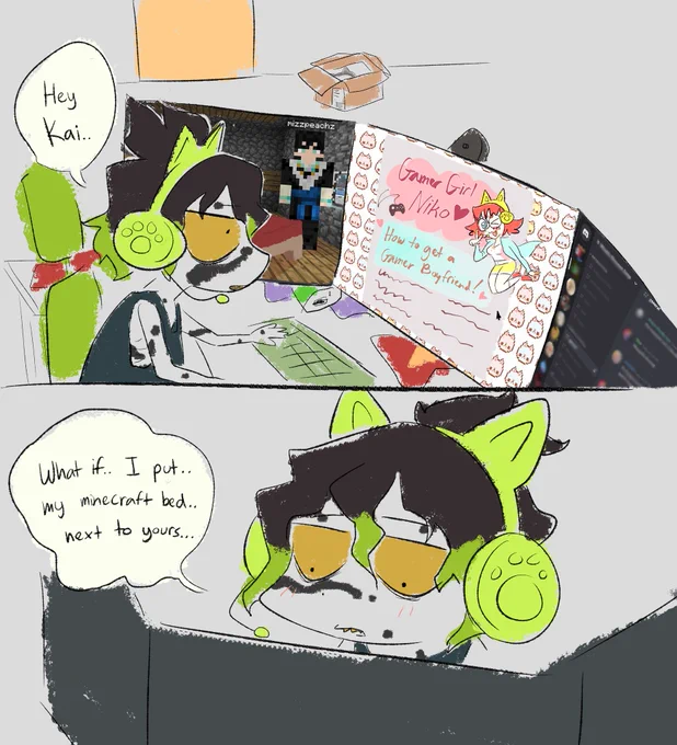 Kofi request for @splattersickle of more of the gamer boys! 