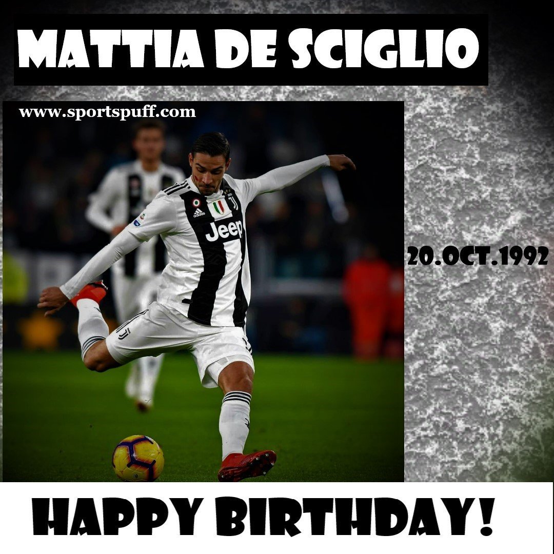 Happy 28th birthday, Mattia De Sciglio-Juventus (Right-Back)...www.sportspuff.com... 