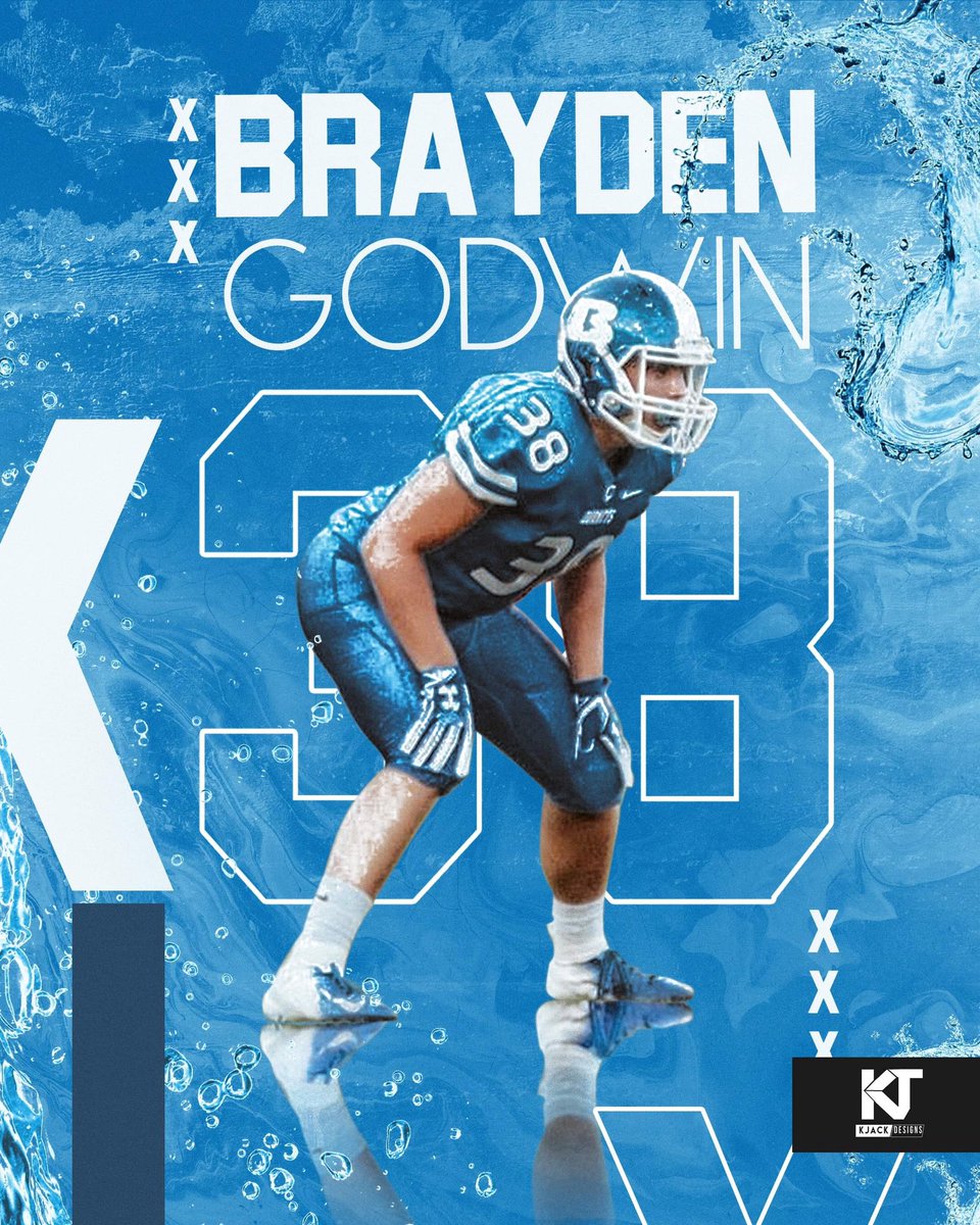 “GODSPEED GODWIN” 🏃🏽 💨🔵 #212 #KJACKDesigns <a href="/BHornetAthletes/">Bryant Hornets</a> <a href="/Matt_bryabt/">Matt bryant</a> @Hornet_TD_Club