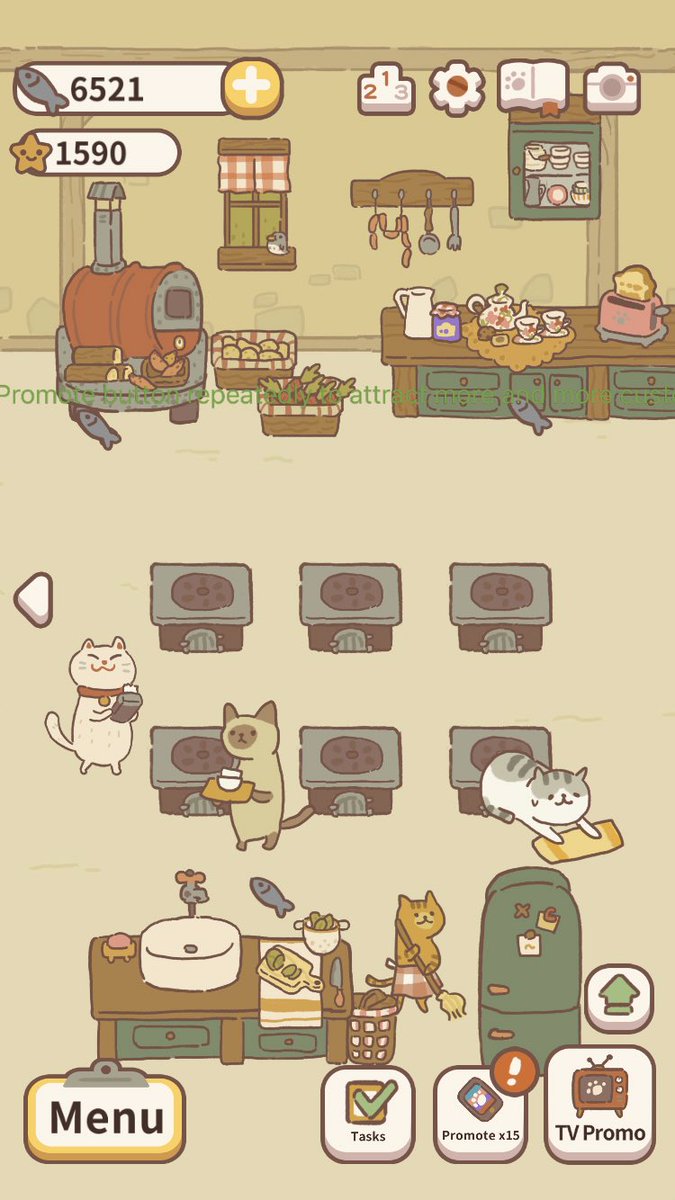Reviewbyttxttg's tweet photo. 🍙 Animal restaurant

เกมนี้น่ารักมาก แบบเป็นเกมร้านอาหารของน้องสัตว์ เล่นเพลินๆ เราต้องเก็บ cot เอาไว้อัพเกรดร้านจากการตกแต่งร้านงี้ เวลาซื้อเฟอร์นิเจอร์/อัพเดทจะได้ดาว แล้วเราก็จะได้เมนูกับลูกค้าใหม่ๆเพิ่ม มีลค.แปลกๆแล้วก็พิเศษด้วย มี 4 โซน คือร้าน ครัว บุฟเฟต์ สวน
#แอพดีบอกต่อ https://t.co/6WJDDj4Hs9