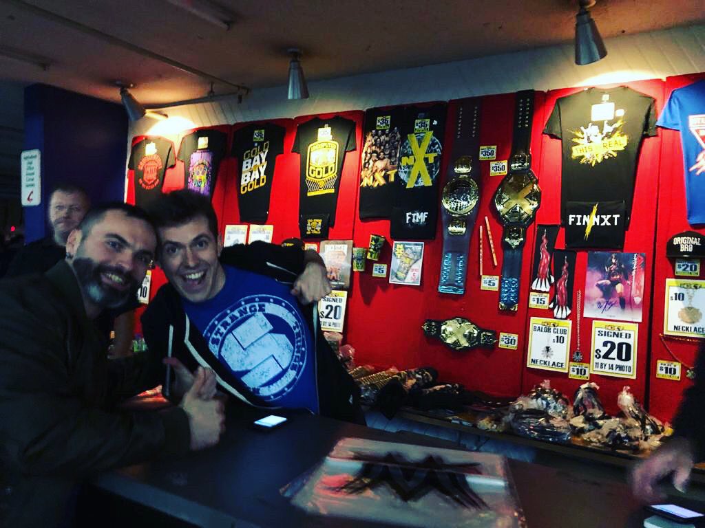 ProErikStrange's tweet photo. This amazing man made my night at @WWENXT @WWE @WWEVancouver show selling merchandise with STRANGE t-shirt which he bought at @ECCW Pac Cup 2018 #strangethingshappen
#wwe #nxt #wwenxt #wrestling #strange #getstrange #wrestler #show #liveshow #vancouver #dreamcatcher #dream https://t.co/IUAJKJ9FwS