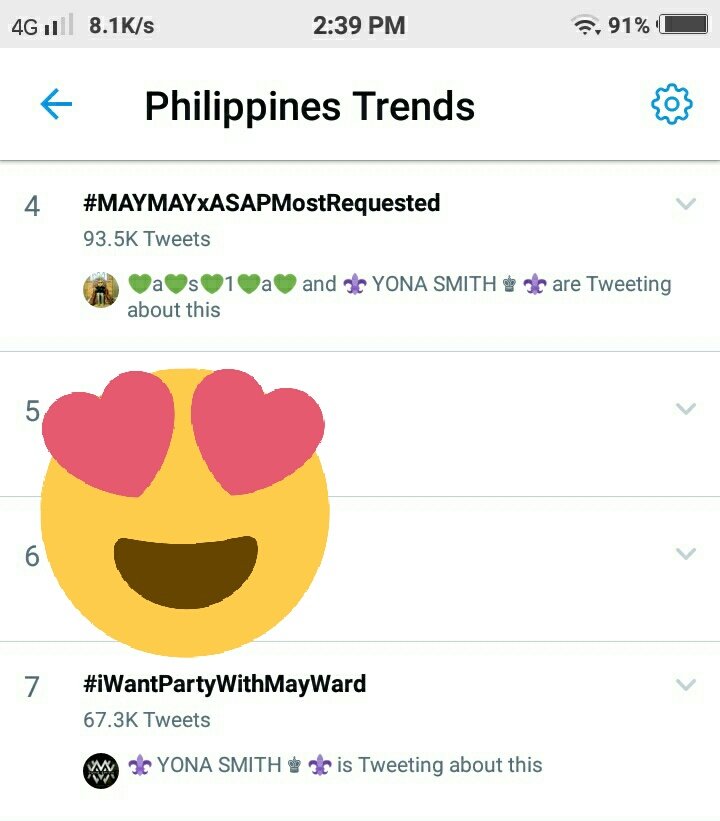 hello_EJB's tweet photo. Happy to see na both trending parin ang tags natin! ♡

#iWantPartyWithMayWard

@Barber_Edward_ @maymayentrata07 https://t.co/tDQ9O8I8Xu