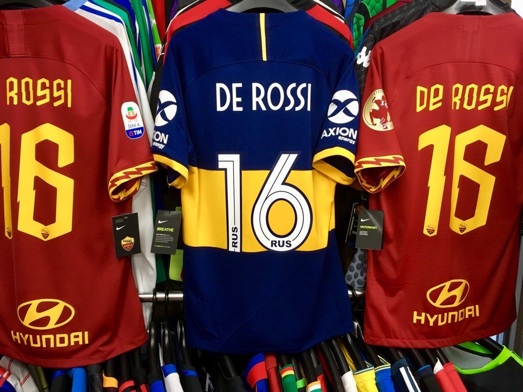 デ・ロッシ 引退記念パッチ付 ASローマ 19／20 ユニフォーム Nike AS