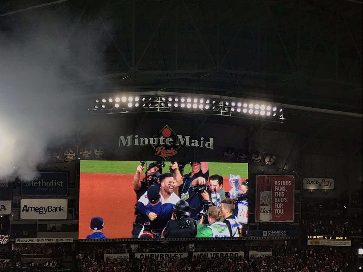 amiles11's tweet photo. I attribute @josealtuve27’s new status as MVP to a few things: My #altubae sign, the Altuve jersey @fileareport surprised me with and ... the fact that he is very good at baseball. #takeitback #astros #altuve #WorldSeries2019 #GoStros https://t.co/KQiVi9YEtI