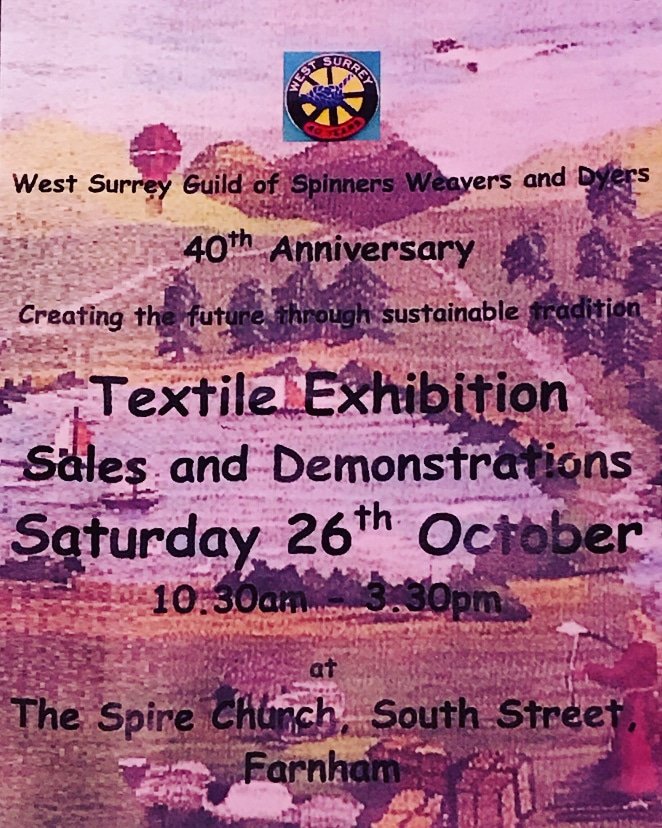 WSGSWD's tweet image. Don't forget! Next Saturday We are celebrating our 40th with an exhibition, sales and demonstrations to inspire.