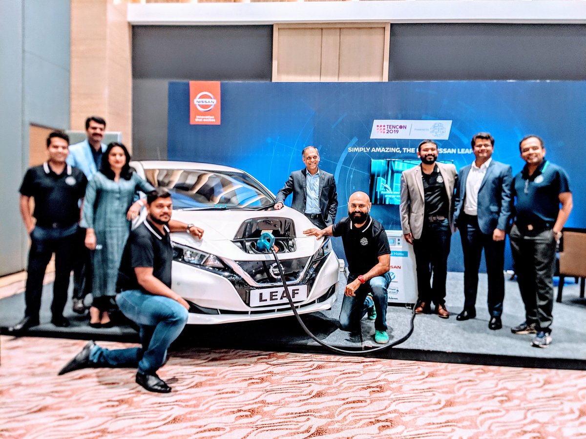 mahapatra_abhi's tweet photo. A Sunday well spent in God's own country and most importantly with our leader @AnthonyAThomas and the brilliant team that made it all happen. @Nissan_India #NissanDigital #tencon2019 @IEEEKeralaYP @IEEEorg #v2h #NissanLEAF #technology https://t.co/wELKU8iNU8
