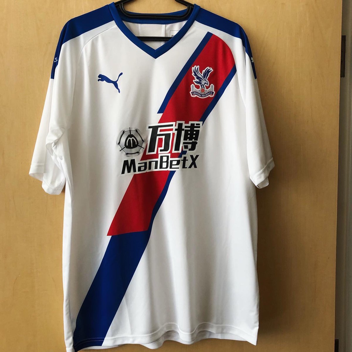  @CPFC Third Kit, 2019/20Puma, officially licensedA cool variation on a  #CPFC classic. Debuted at yesterday’s difficult yet seemingly inevitable defeat against Manchester City. #CrystalPalaceShirt  #CPFCShirt  #ClassicFootballShirts  #FootballShirtCollection