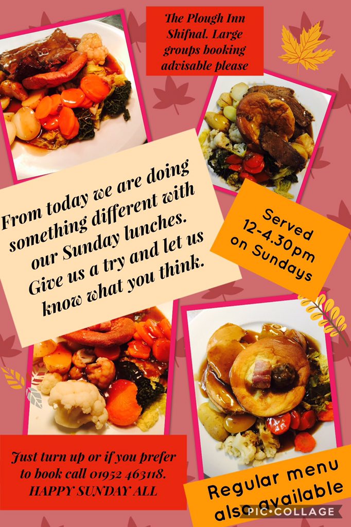 #pubsundaylunch #shifnal