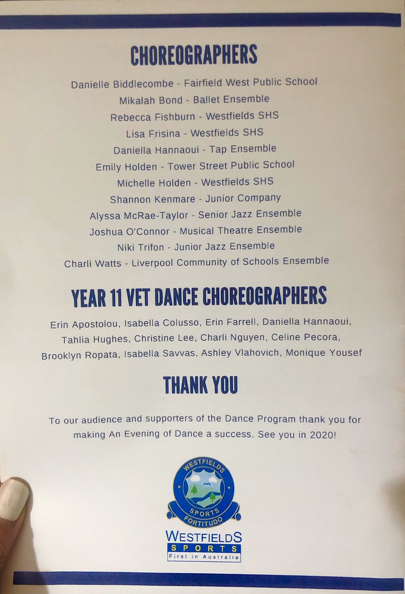 Milly Cheah (@cheahmilly) on Twitter photo Always a pleasure to attend .<a href="/WestfieldsSport/">Westfields Sports</a> Annual Evening of Dance Concert. This year’s theme: ‘Innovate’. 👏🏼👏🏼👏🏼
.<a href="/FairWestPS/">Fairfield West PS</a> 2019 Dance Company performed, ‘Robots’, choreographed by .<a href="/DanielleBiddle6/">Danielle Biddlecombe</a> & .<a href="/ACU_Miss_Bb/">Miss B</a>.
🤖 🤖 🤖
.<a href="/Genelle029/">Genelle Petruszenko</a> .<a href="/tracyfunn/">Tracy Funnell</a> Always a pleasure to attend .<a href="/WestfieldsSport/">Westfields Sports</a> Annual Evening of Dance Concert. This year’s theme: ‘Innovate’. 👏🏼👏🏼👏🏼
.<a href="/FairWestPS/">Fairfield West PS</a> 2019 Dance Company performed, ‘Robots’, choreographed by .<a href="/DanielleBiddle6/">Danielle Biddlecombe</a> & .<a href="/ACU_Miss_Bb/">Miss B</a>.
🤖 🤖 🤖
.<a href="/Genelle029/">Genelle Petruszenko</a> .<a href="/tracyfunn/">Tracy Funnell</a>