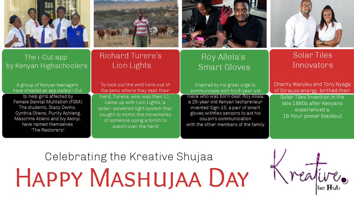 kaarajr's tweet photo. Happy Mashujaa Day.
To every Shujaa, blessed day.
#MashujaaDay 
#KreativeTheHub
#Heroes
#Shujaa https://t.co/2qbxLPaCd5