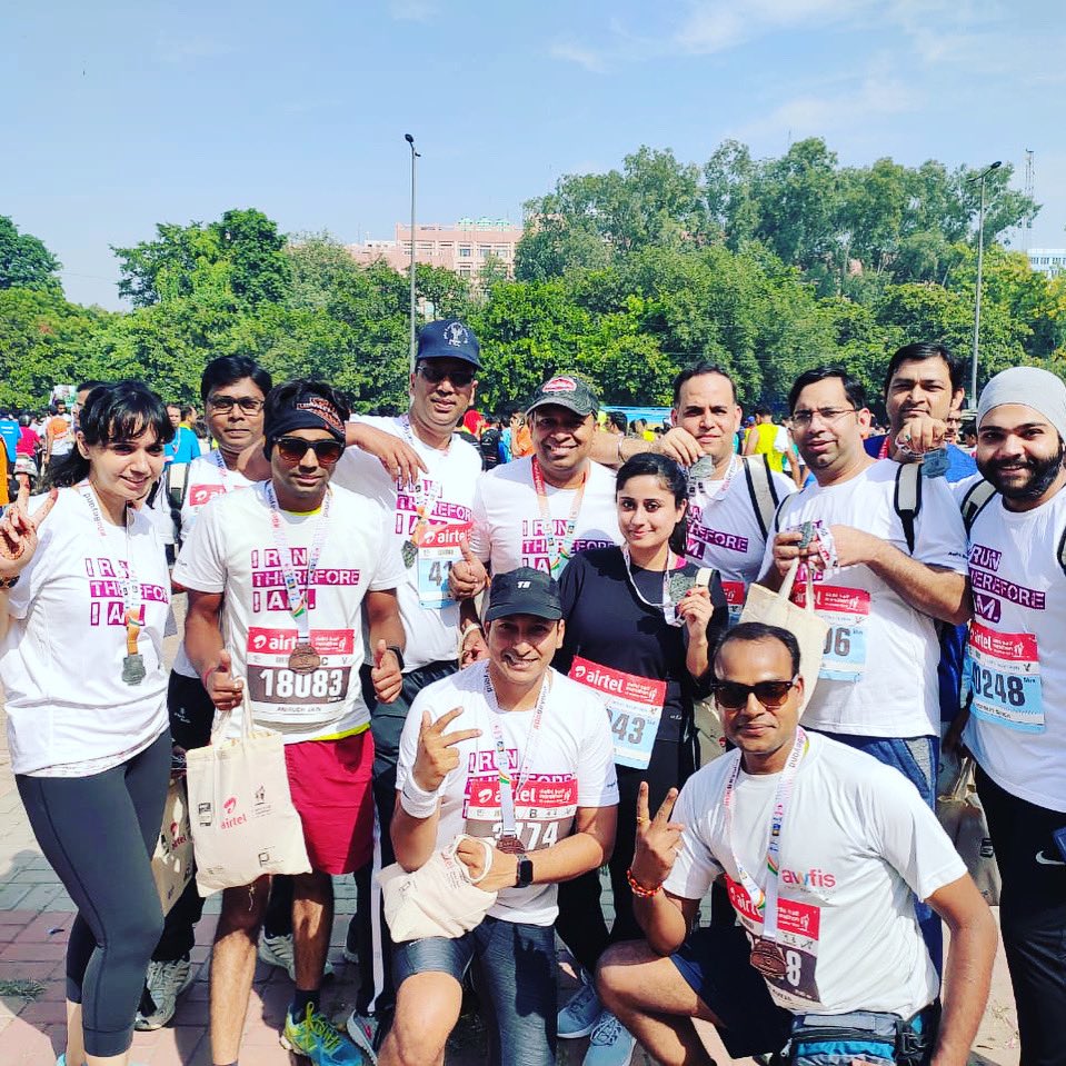 GauravGoelHR's tweet photo. At ⁦@runadhm⁩ , ⁦@myawfis⁩ participated in full swing with the attitude to die for 😎
To give one single msg to the world,”we are committed to the fitness and health of our employees “😊
Thank you team, this is just the start 🤓 https://t.co/smIZnHbMVB
