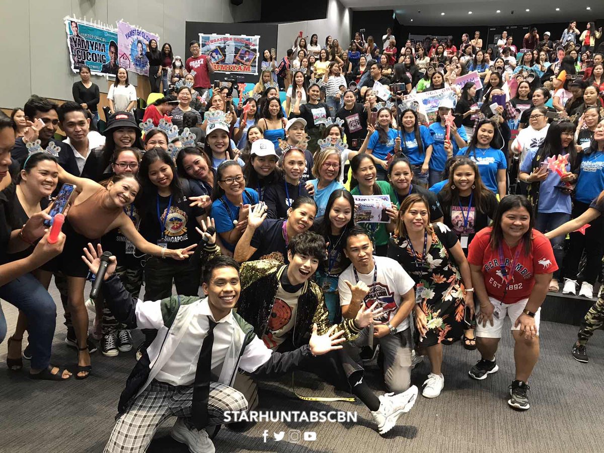 starhuntabscbn's tweet photo. SOLID ang saya ng #FumiYamInSG! Maraming salamat, Team Singapore ✨🎉 https://t.co/ugoGnkPWhW
