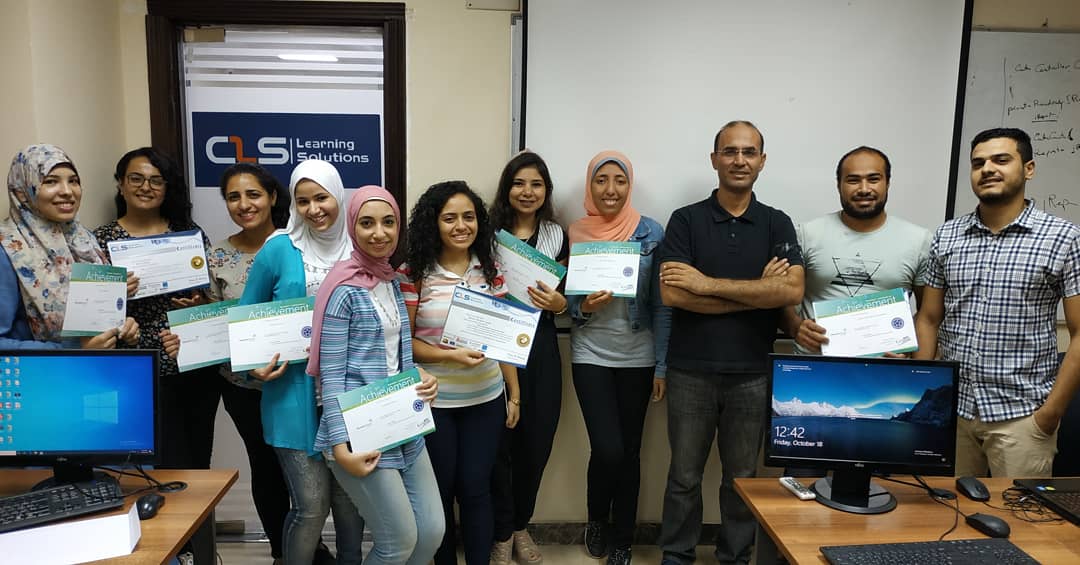 CLSLearn's tweet image. Shots๐ท from the best moments of Graduation Day๐ฉโ๐๐จโ๐ of our New Patch of #MCSD_Web_Developers with Eng. Khaled ElTaweel !
October 2019 at Dokki branch.
#CLS_Learning_Solutions