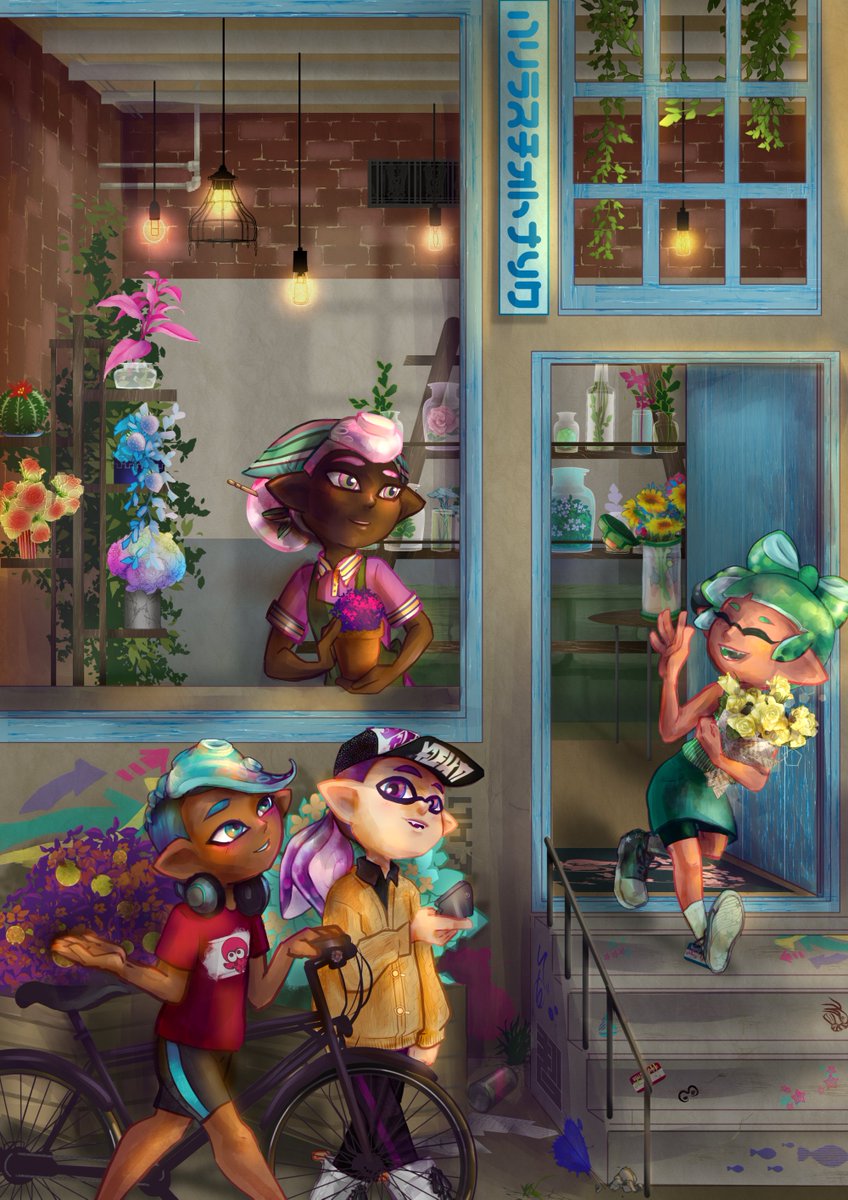 ChikaoArt's tweet photo. I never posted these! my pieces for @in_inkopolis zine!! 🐙💞🦑 https://t.co/SKaIbWpW30