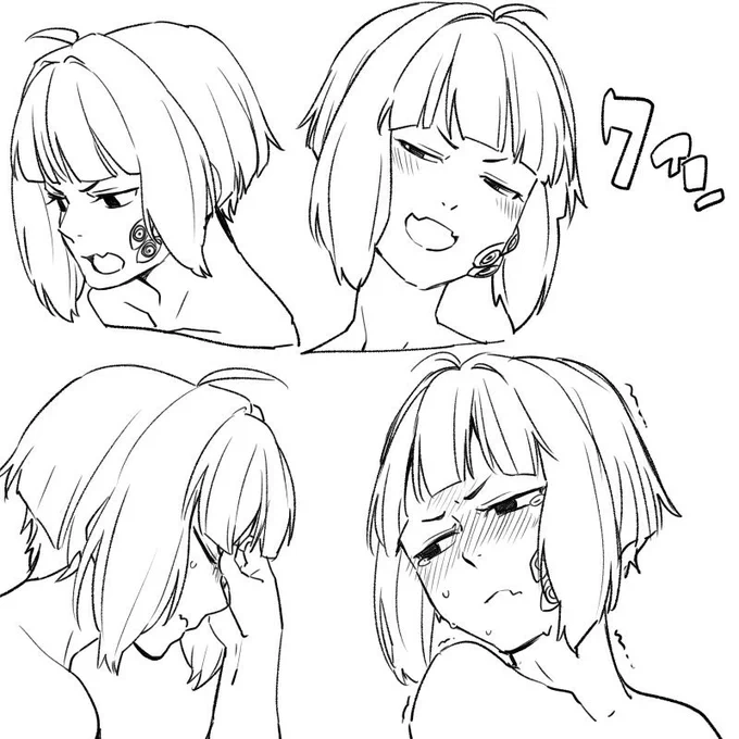 今回珍しく綺麗な線で描けたので練習のクインも貼っちゃう 