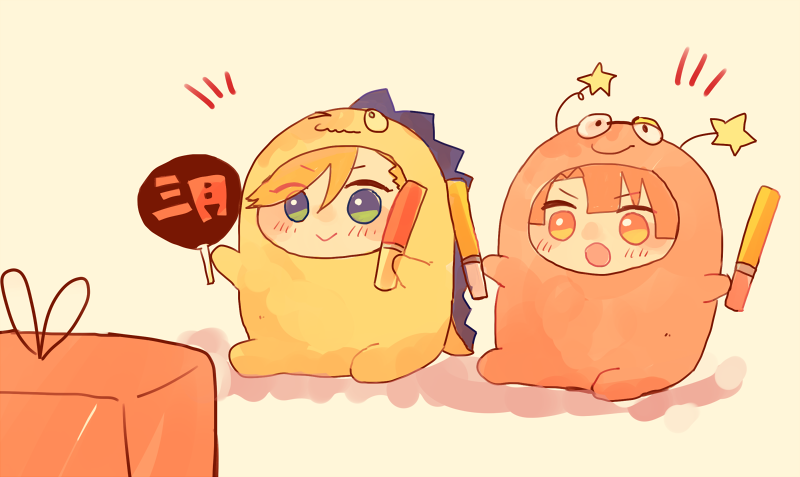 「はじまるぞー! 」|六りく🦘のイラスト