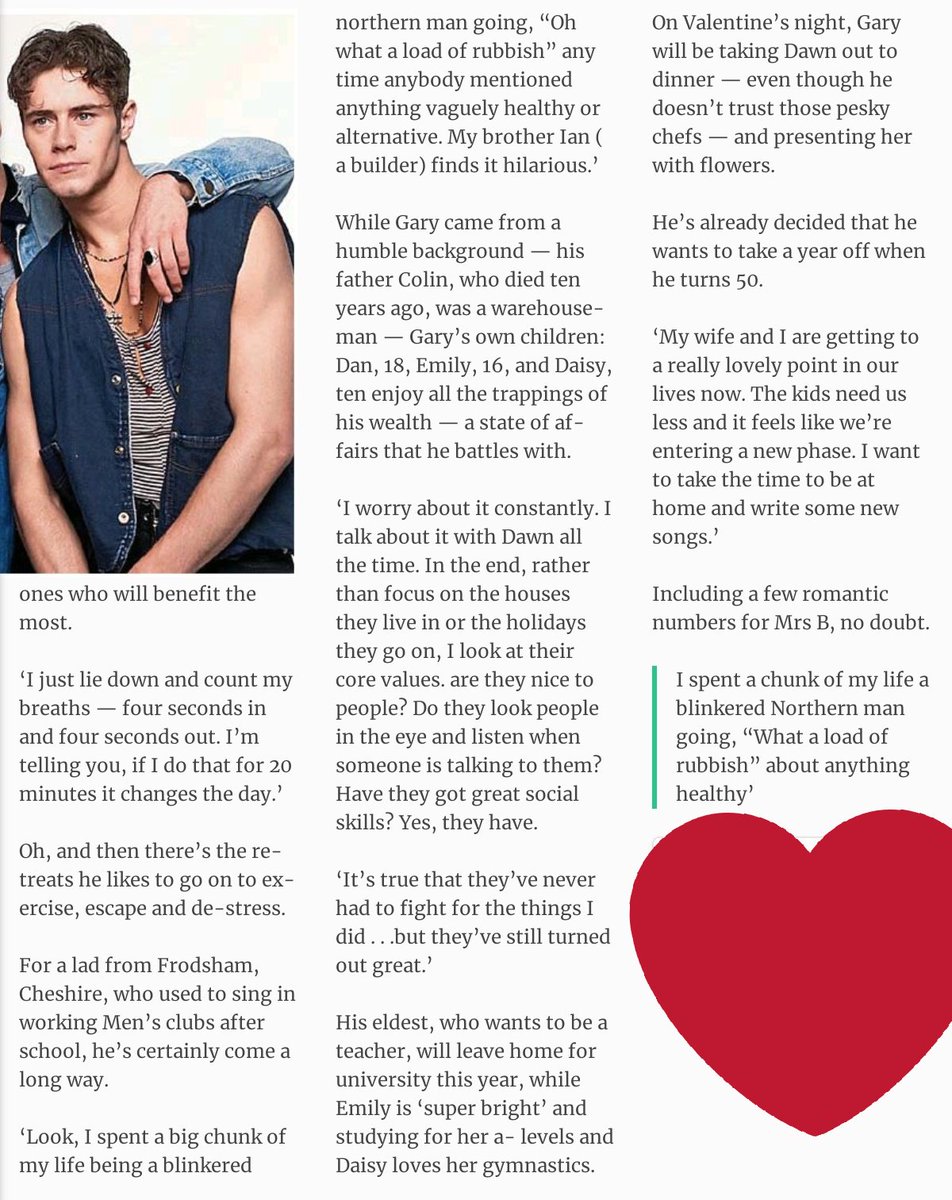Garyismyhero's tweet photo. 'My Marriage Secrets' #oldarticle #lastfebruary #flashback #throwback @GaryBarlow #Dawn #❤
https://t.co/N9IGG5TqNX https://t.co/S8jtveHNgE