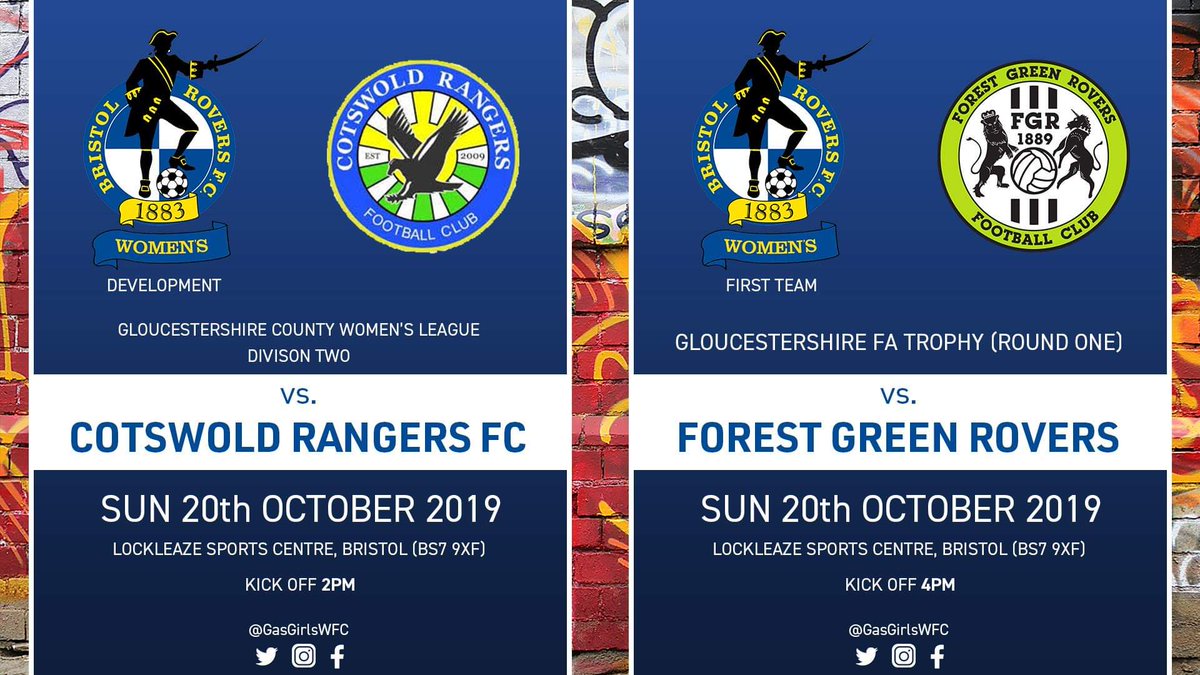 Official_BRWFC's tweet photo. ⚽️| MATCH DAY

It's a #DoubleHeader match day @LockleazeSport! 😁

Entry is FREE so pop along and support the girl's! 🔵⚪

⚽��� #GasGirls Dev
🆚️ @cotswoldrangers 
🏆 @GCWFL 
🕑 2pm

⚽️ #GasGirls First Team
🆚️ @FGRFC_Women
🏆 @GlosFA Trophy
🕑 4pm https://t.co/nxDJrq7w92