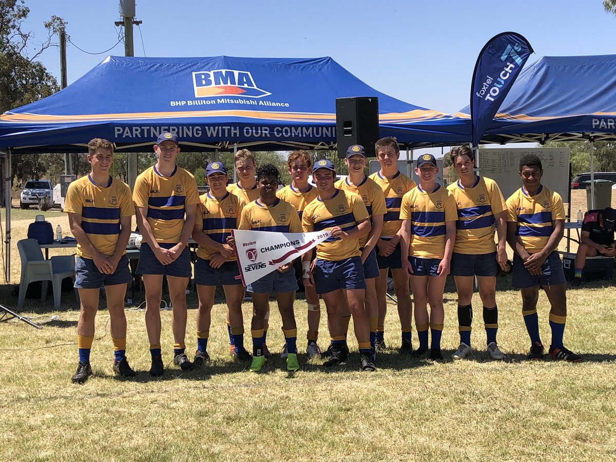 Update - BHP Western 7s Rugby Carnival in Emerald. The U15 team played well over the two days but went down to St Brendan’s College (Yeppoon) in the semifinal. The Opens team claimed the Opens title by beating Wadga Wadga Community College (Woorabinda) in this morning’s final