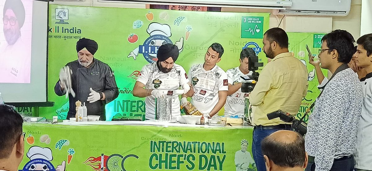 kajal8080's tweet photo. Chef @ChefPBali  conducted a masterclass in our Jaipur campus on the Occasion of #InternationalChef'sDay 
#myiihm #cheflife #IIHMBest3Years #Hospitality
@IIHMHOTELSCHOOL
@IIHMJAIPUR
@SanjeevKapoor 
@ranveerbrar 
@subornobose 
@TheVikasKhanna 
@ChefKunalKapur 
@AADirIIHMDELHI https://t.co/146Ke3vuaH