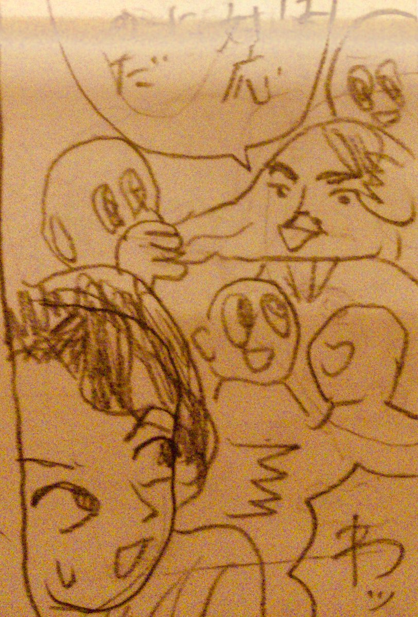 左手でネーム描いてる 