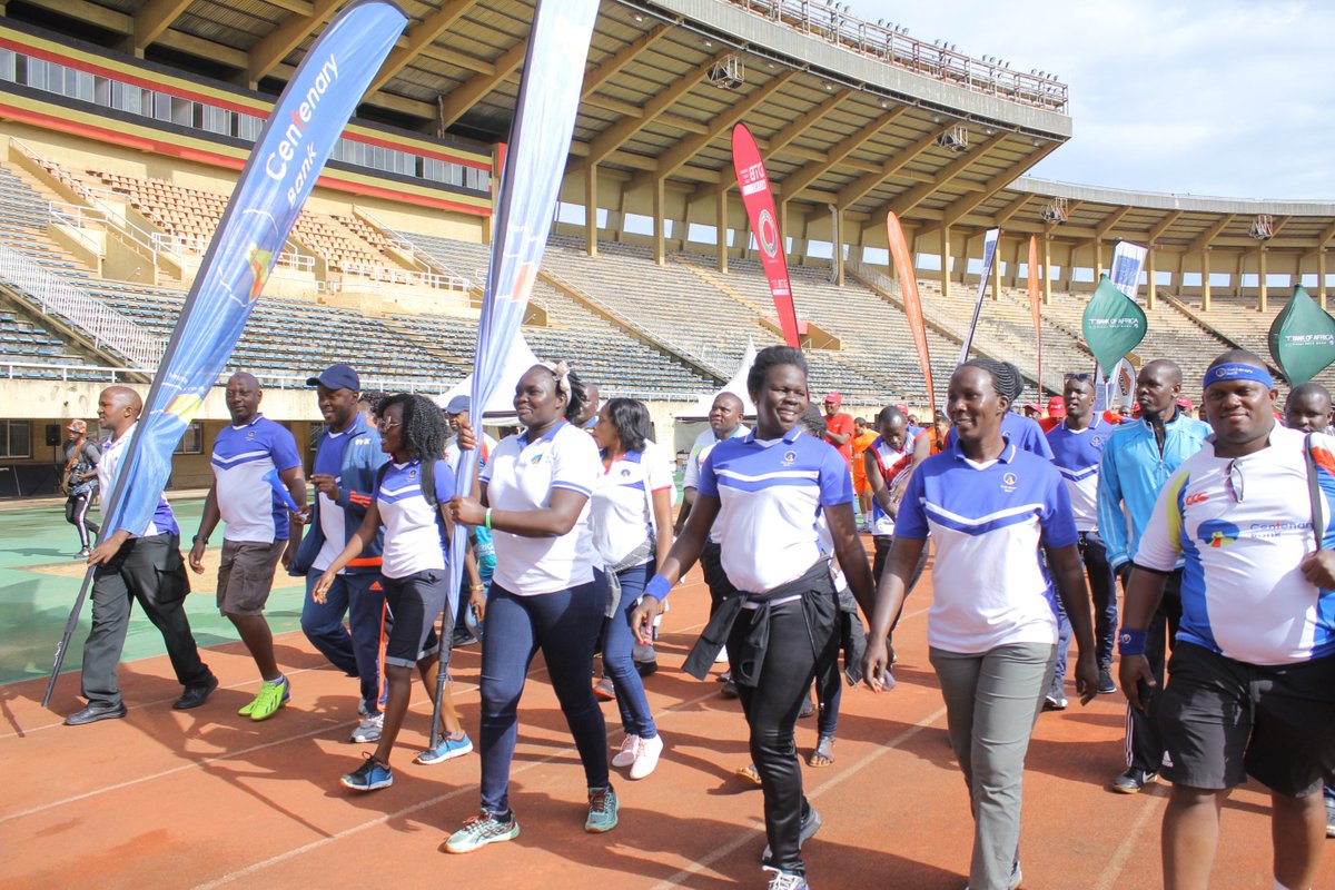 CentenaryBank's tweet photo. Today we are at Mandela National Stadium for the 20th Edition of the Annual Bankers’ Sports Gala - 2019 outdoor games. Stay tuned to our pages for exciting updates on the scores. #BankersGala #TeamCente https://t.co/eAbVyjYX1K